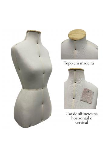 Busto Costura 48 Branco