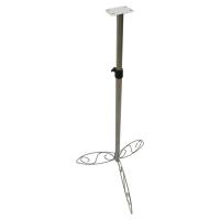 Pedestal Para Busto Costura Retrô Prateado
